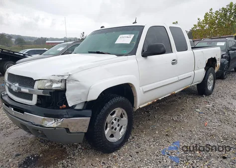 2004 Chevrolet Silverado 1500 Z71 z USA, uszkodzony, nr VIN 1GCEK19T34E202018
